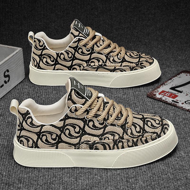 2024 Spring and Summer New Trendy Brand Internet Celebrity Explosion Low-top Skateboard Shoes Men's Fashion Trend Versatile Sports and Leisure Shoes