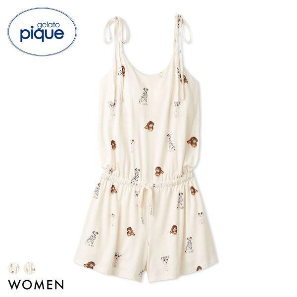 Gelato Pique Ladies Cool Touch Fashion CATS&DOGS Pattern Cup-in-All-in-One Gelato Pique Pajamas Room