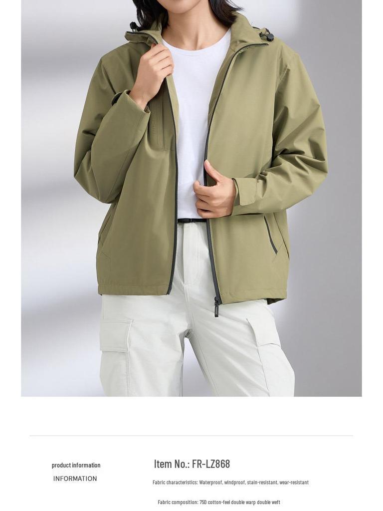 Customized Company Outdoor Jackets with Logo for Autumn/Winter Employee Workwear
