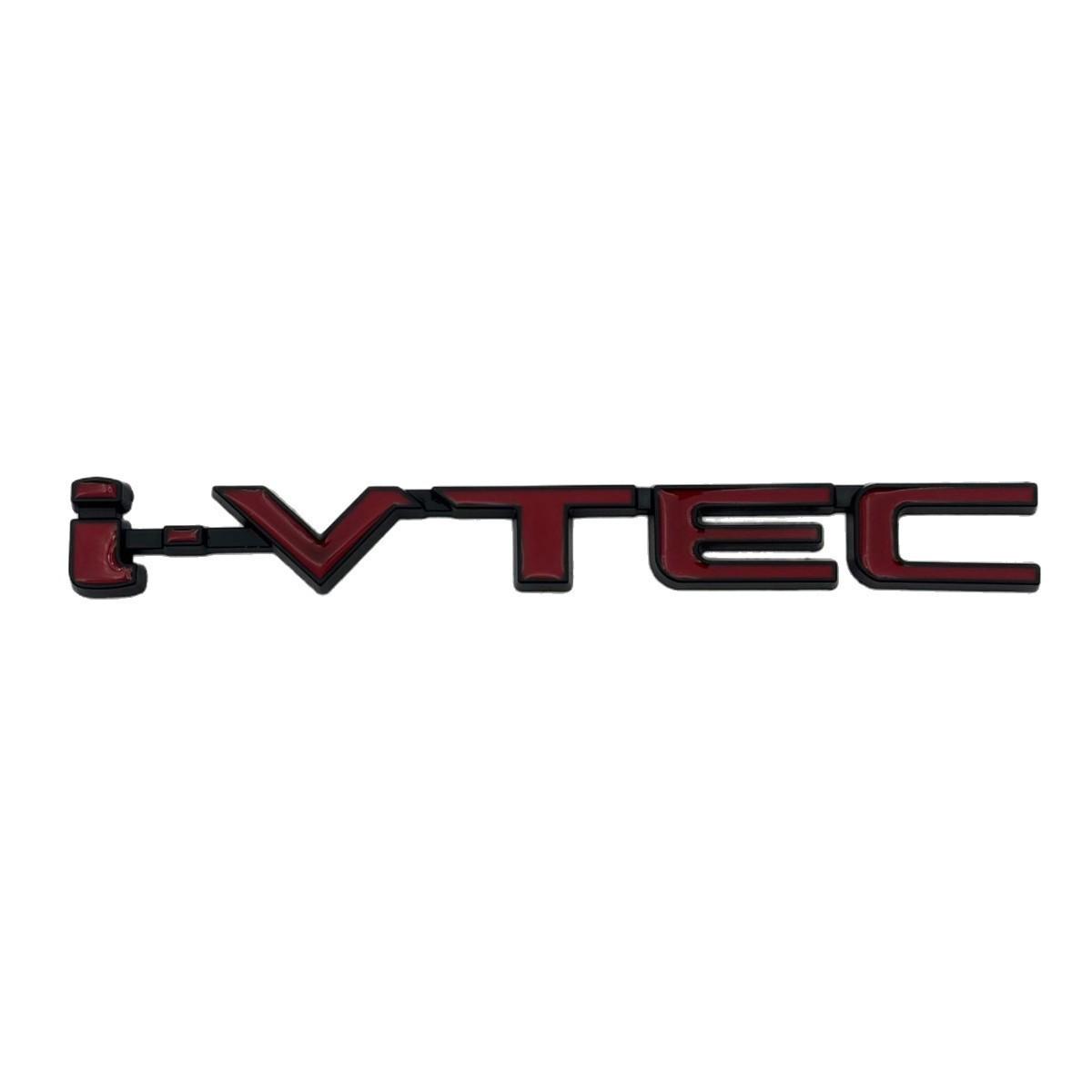 

Задний значок I-VTEC для автомобиля Civic, Accord, Odyssey, Spirior (Модификация) чёрный/красный
