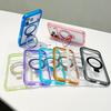 For iPhone 17 Pro Max Case Compatible with MagSafe Kickstand Clear TPU PC Phone Back Cover