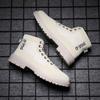 Stiefel Herren Winter Britisch All-Match High-Top Schuhe Herren Workwear Trendschuhe Kurze Stiefel Mid-Top Herrenschuhe