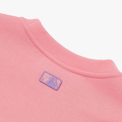 MLB Sweatshirts Unisex Pink Crew Neck Moderate Regular 3AMTL5116-10COS