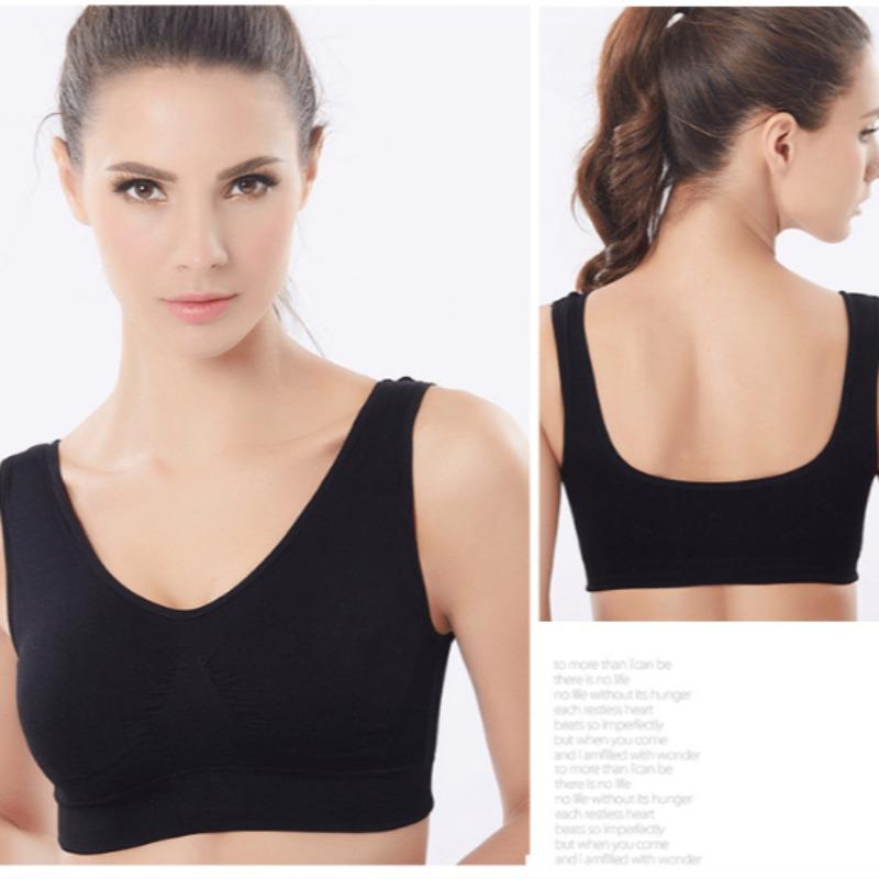 Bra Zero Bound Plus Size Yoga Sports Bra Wireless Seamless One Piece Shockproof Brassiere for Women