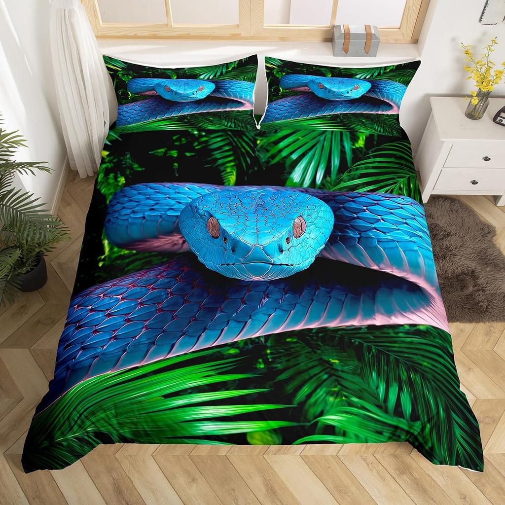 Erosebridal Ice Hockey Bedding Set Twin Hockey Player Duvet Cover for Kids Boys Girls Teens Juvenile Sports Game Comforter Cover Set Soft Mi