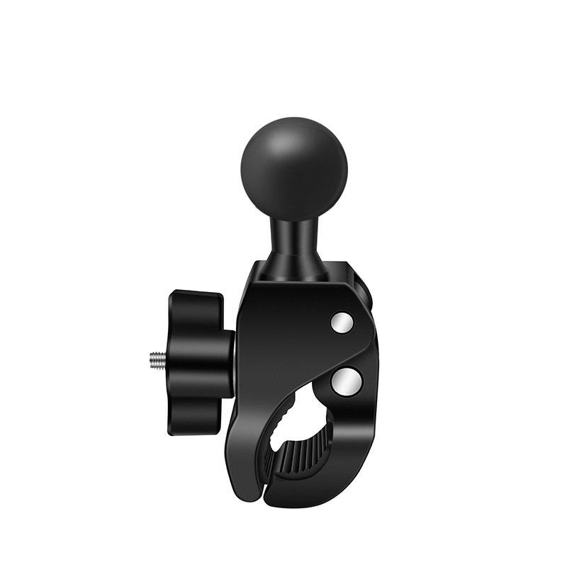 Tough-Claw Mount with Double Socket Arm and Round AMPS Base Adapter for 1 Inch Motorcycle Mount Gadgets Extension Arm