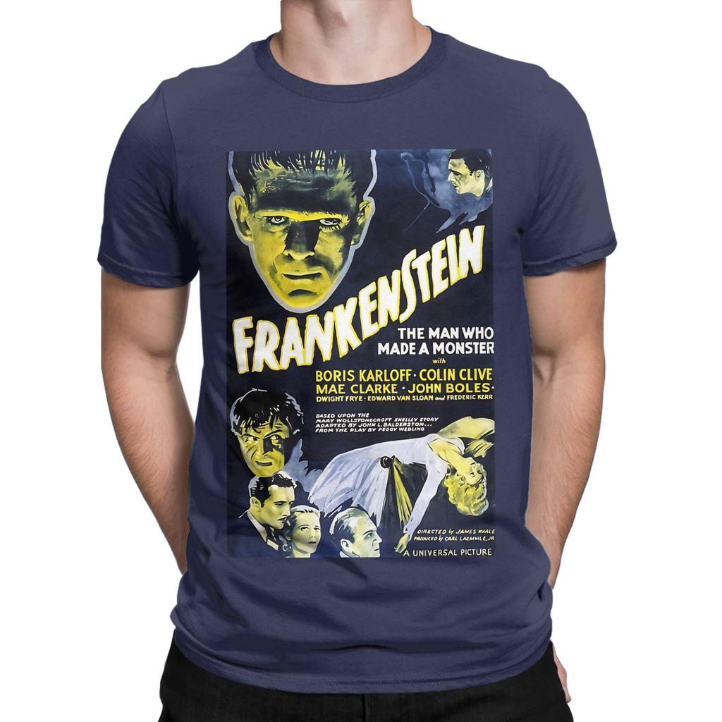 Frankenstien Novelty 100 Cotton TShirt Frankenstein Tops Tees For Unisex