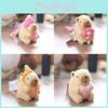 Niedlicher Capybara Plüschschlüsselanhänger mit kurzem Plüschmaterial für Kinder und Sammler