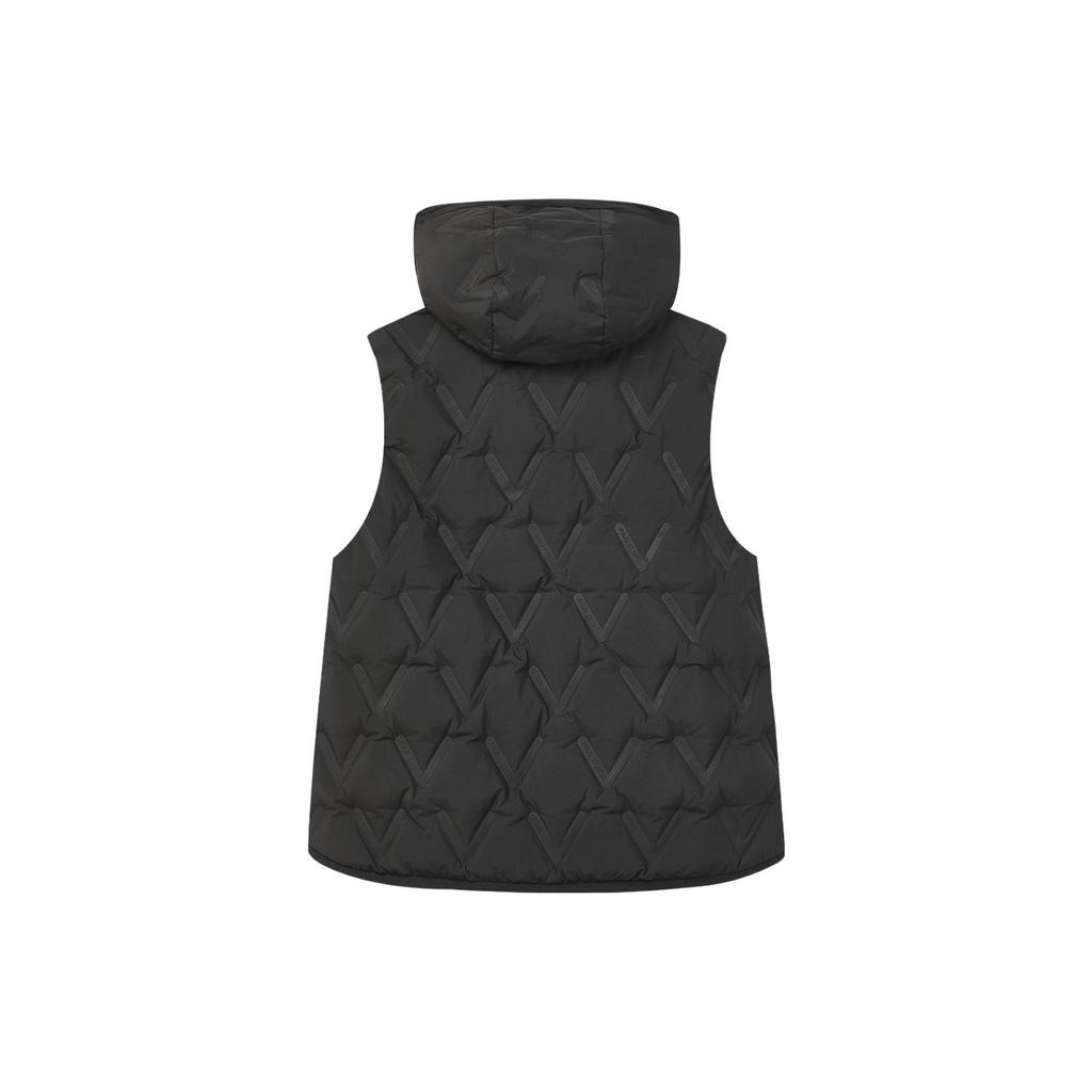New FILA Down Vest Women's Jet Black F11W344926F-BK