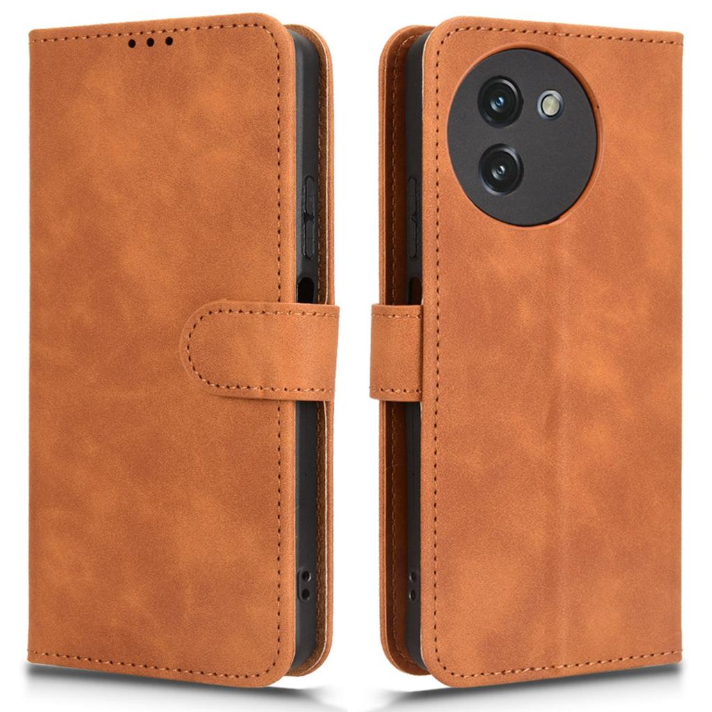 For Doogee Note 59 Pro/Note 59 Leather Case Skin Feel Anti Drop Wallet Flip Phone Cover