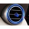 For Mercedes-Benz GLC 16-21 Aluminum Blue Console Air Outlet Vent Ring Decor 7X