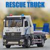 AAZI1 1:24 Electric Trailer Flatbed Truck Sanitation Garbage Car Model Toy Light Music Engineering Vehicle Models Kids Best Presents
