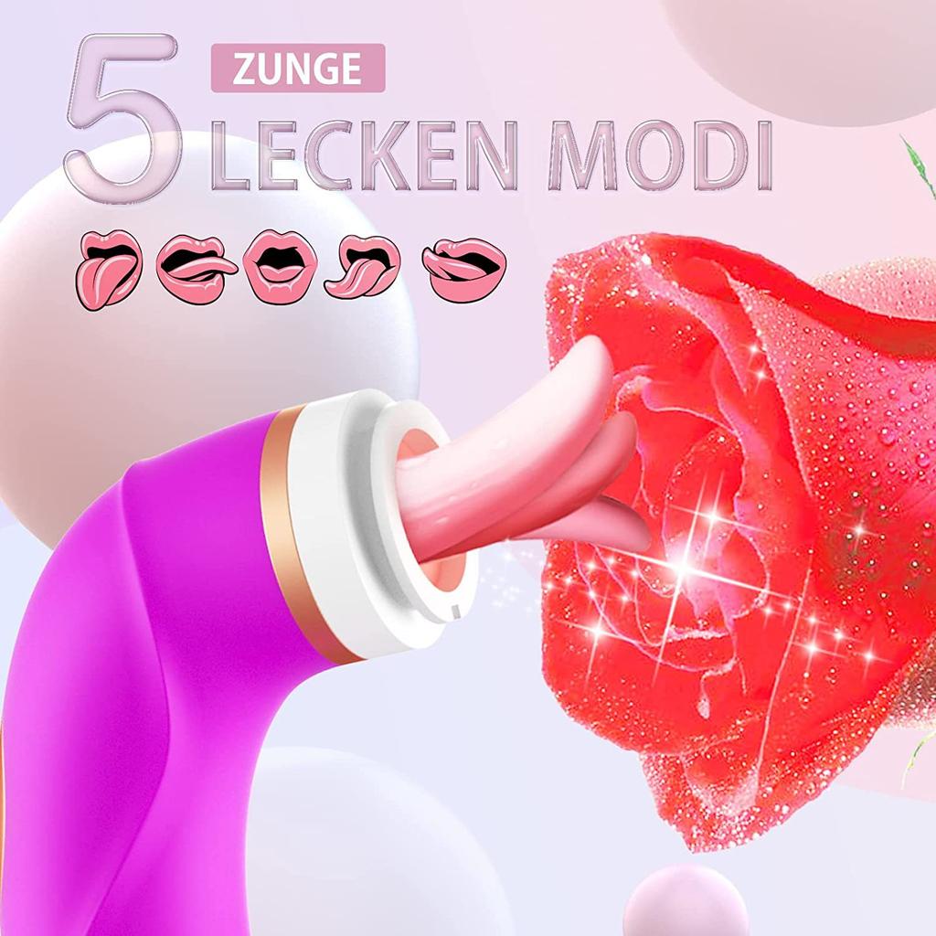 Succhiare vibratore giocattolo del sesso delle donne giocattoli per adulti virbatori giocattolo del sesso femminile giocattolo della lingua per le donne vibratore del punto G giocattoli per capezzoli stimolatore del clitoride