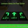 Longchan Luminous Safety Exit Evacuation Arrow Floor Sticker