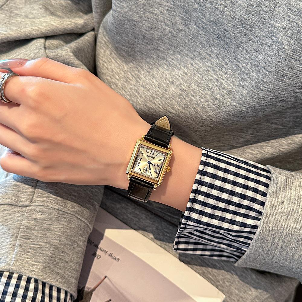 Toamna Nou Ceas Patrat De Dama Modern Retro Nisa Ceas De Dama Ceas Simplu Commuter