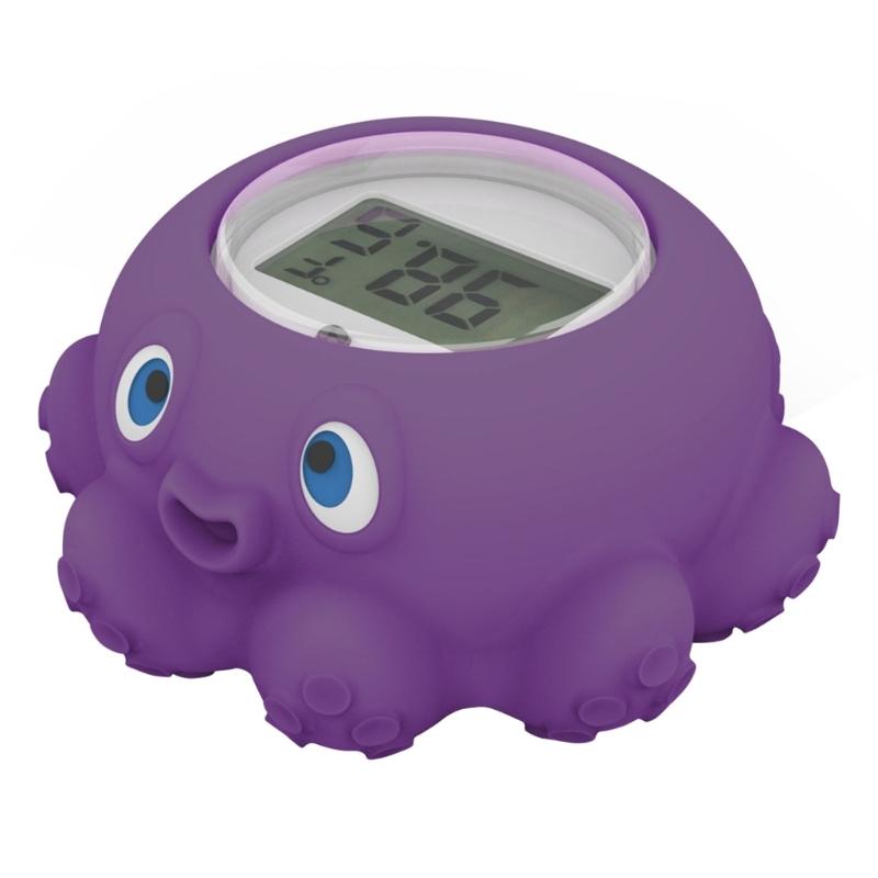 

2 in 1 Water Temperature Meter Safe Bathing for Infants Digital LCD Screen Water Temperature Reader Lovely Designing