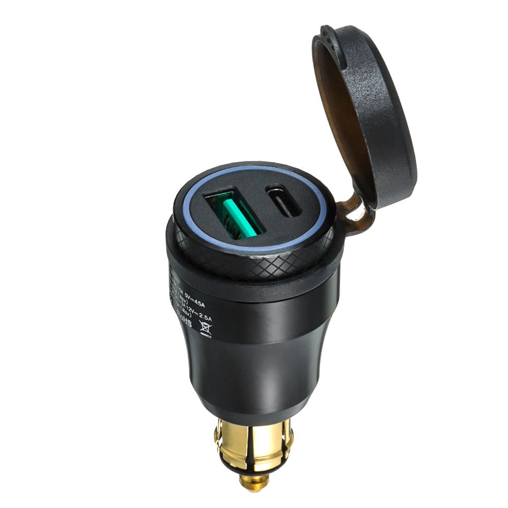 NEW Universal Socket Ducati For BMW QC3.0 USB Quick Charge Plug Car Charger