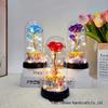 Valentine's Day Light-Up Preserved Rose Night Light with Acrylic Cover - Perfect Birthday Gift for Girls