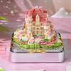 Time Piece Calendar 2027 Desk Calendar With Led Light 3D Tear-Away Calendar Paper Carving Art Memo Pad Notepad Desktop Decor
