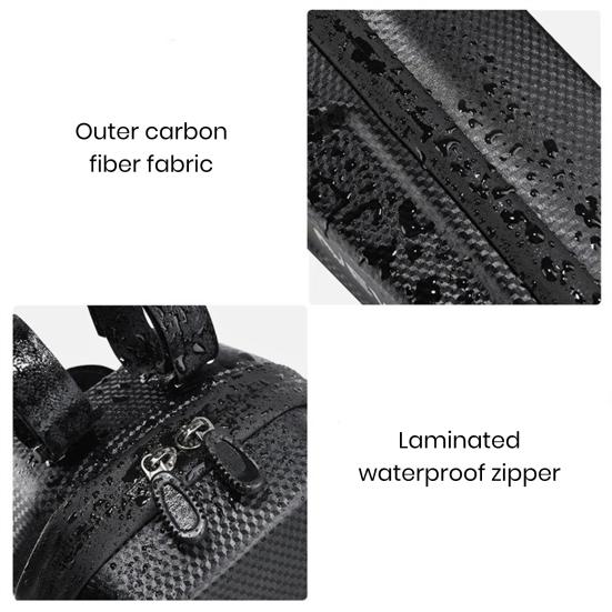 Electric Scooter Waterproof Handlebar Bag Bike Large Capacity Stable Mount Storage Pouch Bicycle Parts Tool Hard Shell Bag