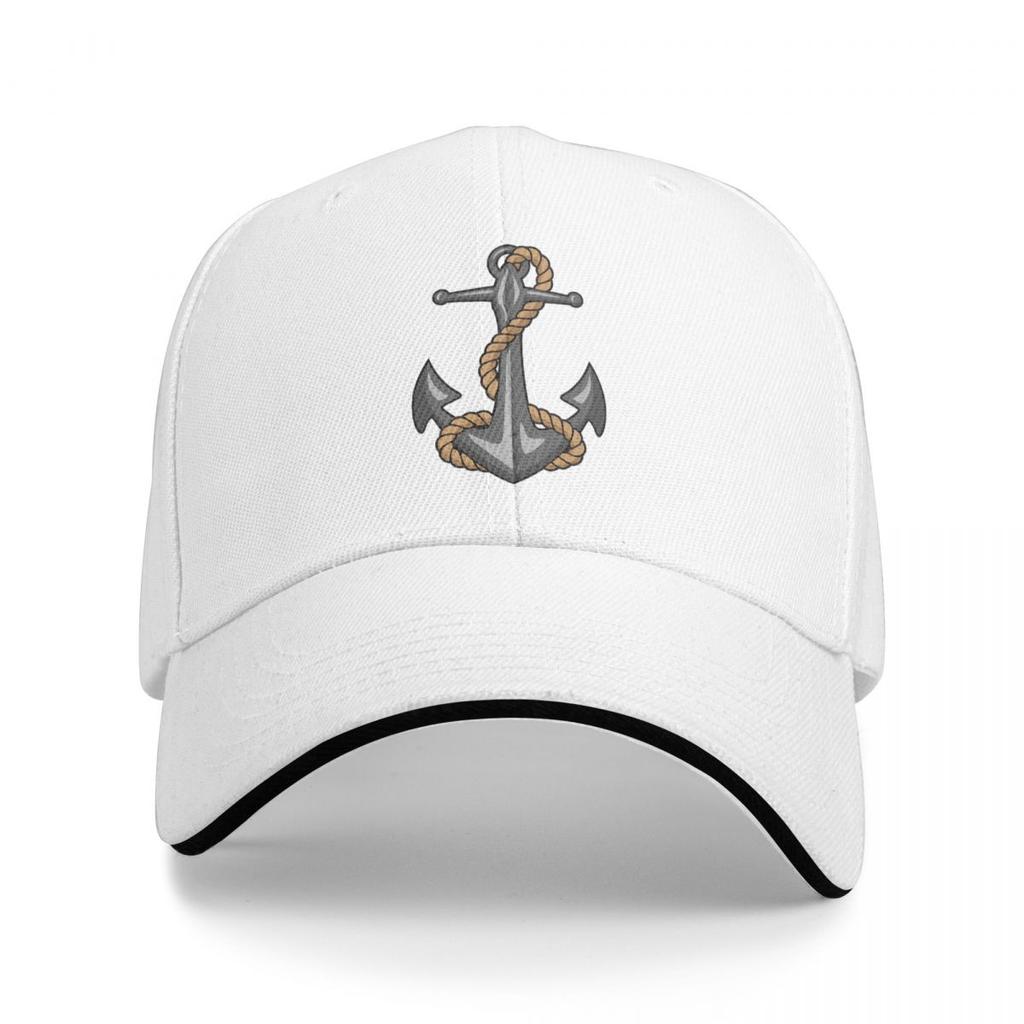 Anchor Nautical Captain And Rope Baseball Caps Snapback Baseball Hats Breathable Casual Casquette Outdoor for Men And Women