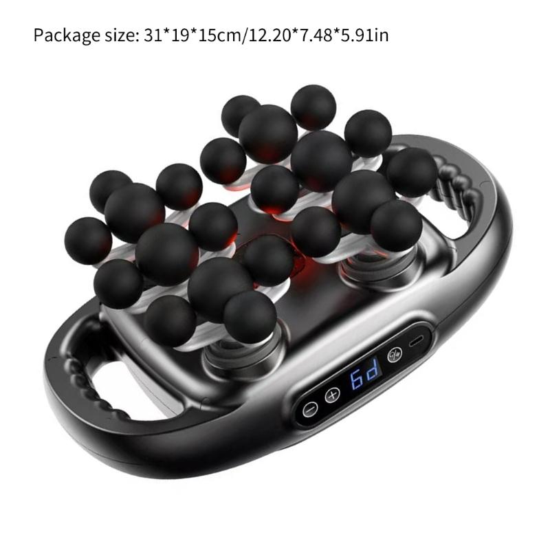 Ergonomic Rechargeable Back Massagers 22Heads for Deep Tissue Relaxation Portable Easy to Use Full Body Relaxation
