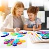 Wooden Dinosaur Children Number Puzzle Set For Brain Development And Playtime
