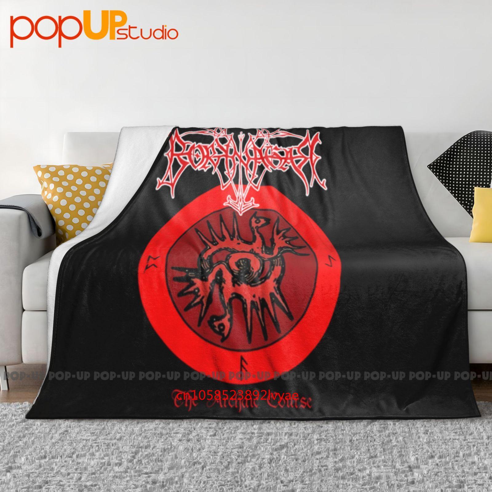 Borknagar The Archaic Course Enthroned Azarath Chasm Urgehal Ulver Ultra-Soft Blanket Quilt Winter Sofa Cover Bed Covers Size: 75*100cm, Weight: 230 GSM