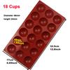 Semi Sphere Silicone Chocolate Mold Half Ball Cake Tray Silicon Dome Baking Moulds DIY Pudding Candy Jelly Kitchen Baking Tool
