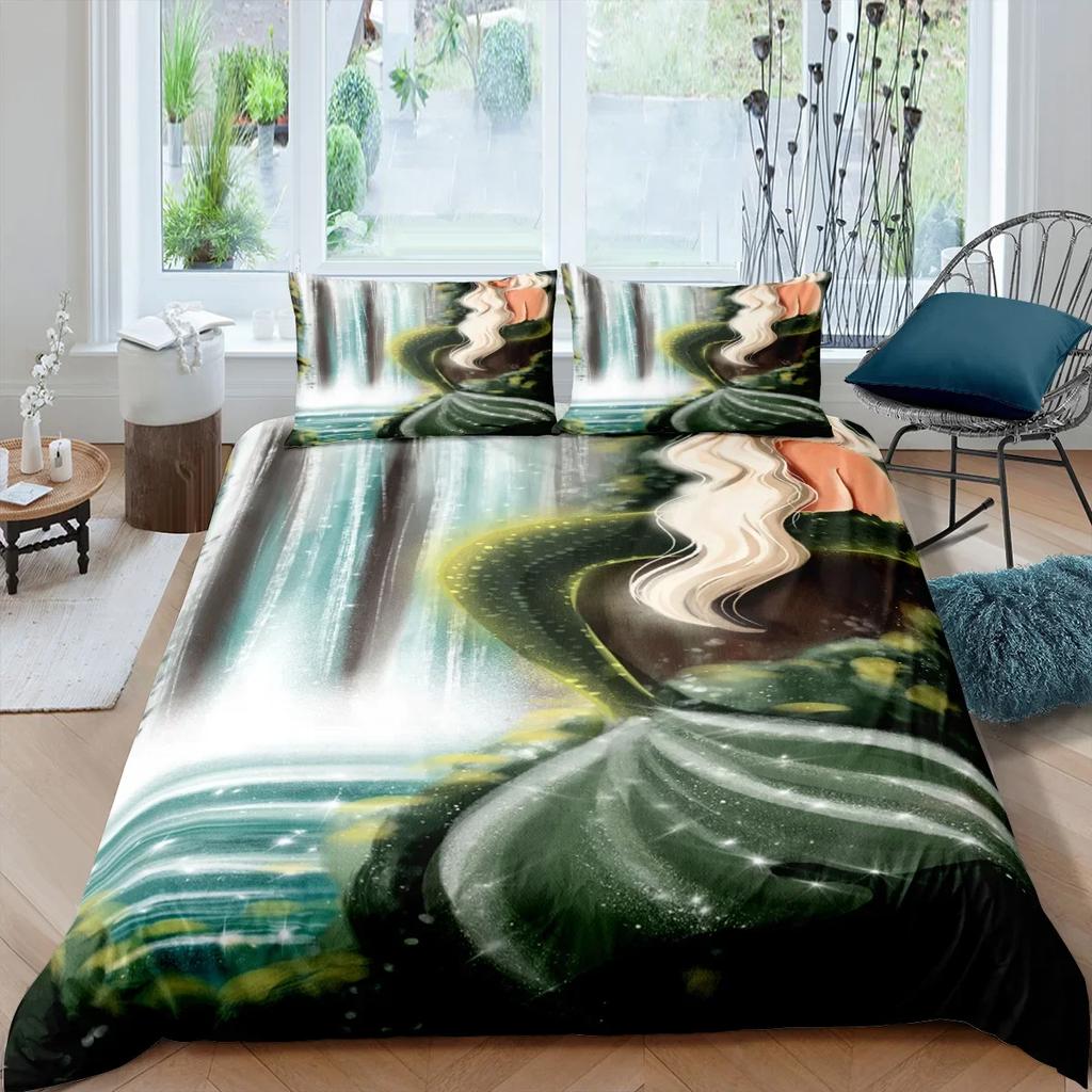 Set Letto Grizzy e i Lemming Ragazzi Ragazze Misura Singola Queen Copripiumino Federa Letto Bambini Adulti Moda Tessile per la Casa