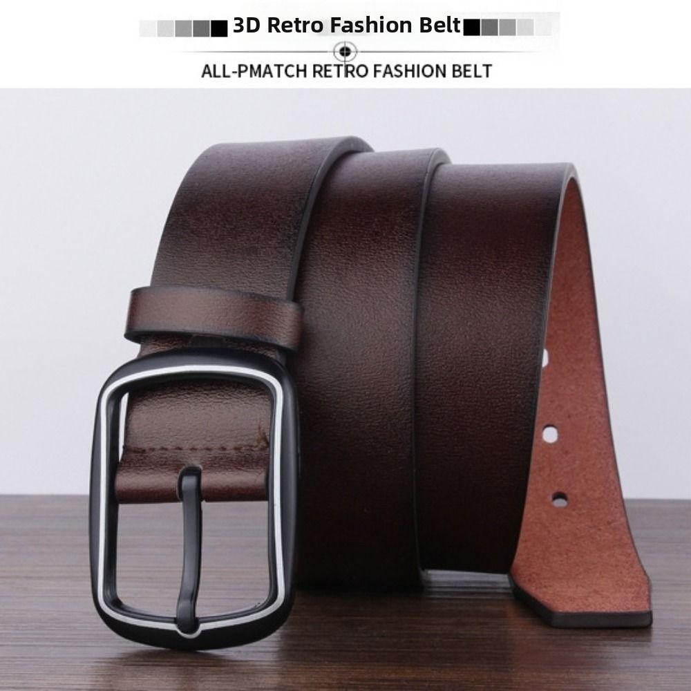 Soft Men Belt Durable Jeans Belt Classic Style Trousers Belt Casual