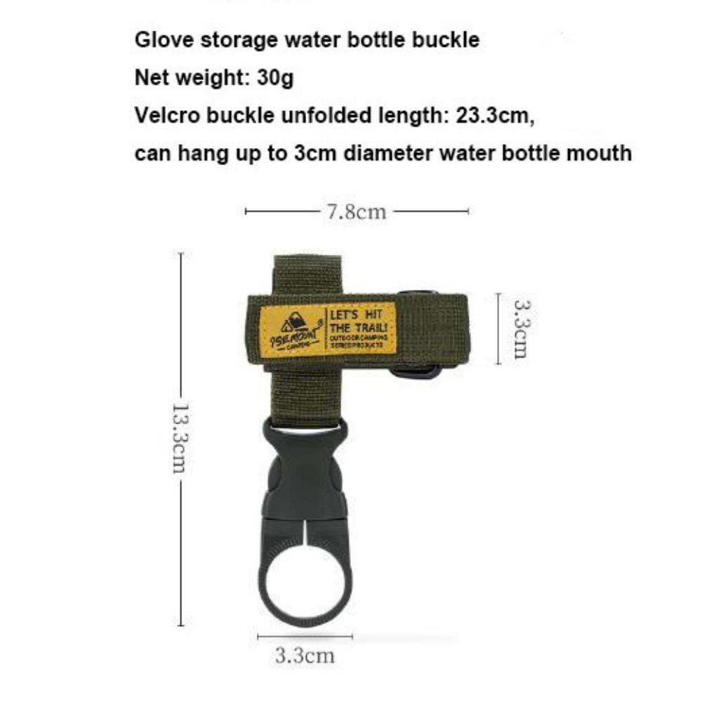 

Anti-Lost Hanging Buckle 7.8*13.3cm Water Bottle Buckle High Quality Outdoor Gloves Clip