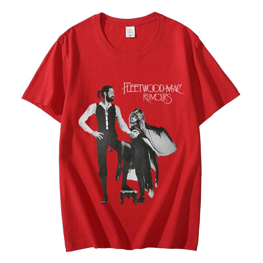 Fleetwood Mac Rumours Graphic T Shirt Rock Hip Hop Vintage Short Sleeve Tshirt Mens Womens High Street Fashion Trend Tshirts