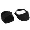 Soft Silicone Heel Pad Shock Cushion Unisex Relieve Pain Heel Support Pad Black