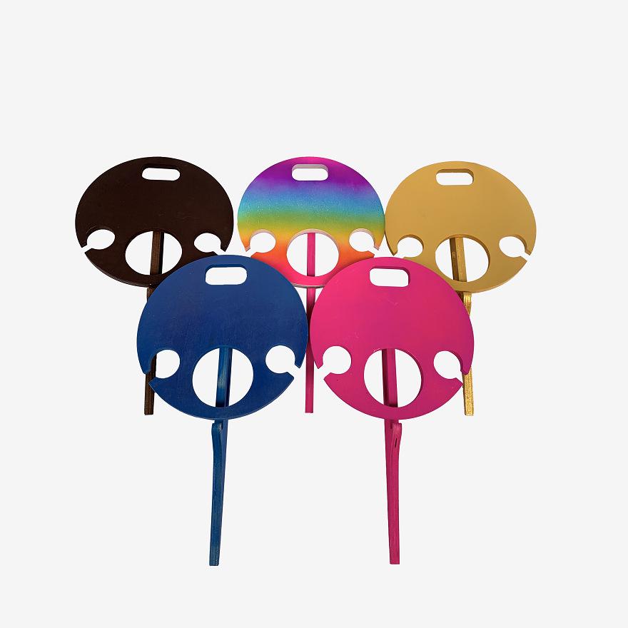 Portabelt Fällbart Utomhus Vinbord & Strandinsatsställ för Picknickar