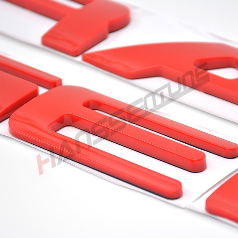 For Ford Ranger T9 2022 2023 2024 Rear Emblem ABS Plastic Back Door Tailgate Logo Letters