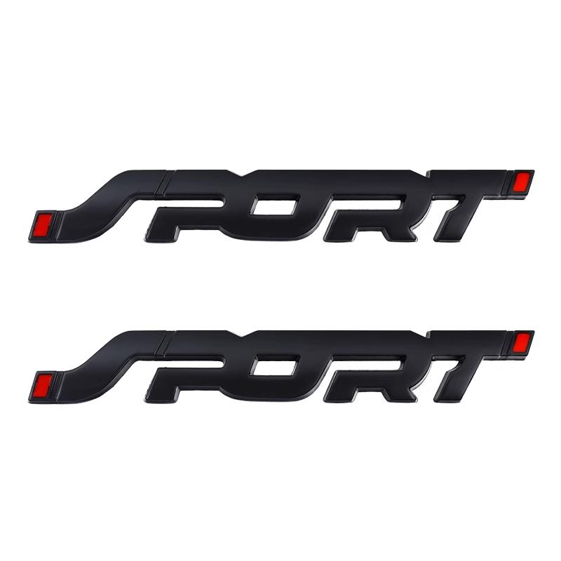 Příslušenství k autu Nálepka Styling Kov 3D Auto Auto Kufr Závodní Módní Sportovní Slovo Písmeno Logo Znak Odznak Samolepka