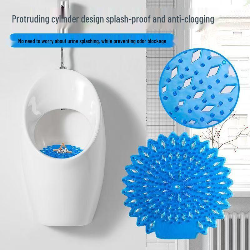 Aromatic Male Urinal Splash Guard with Deodorant Ball and Cake