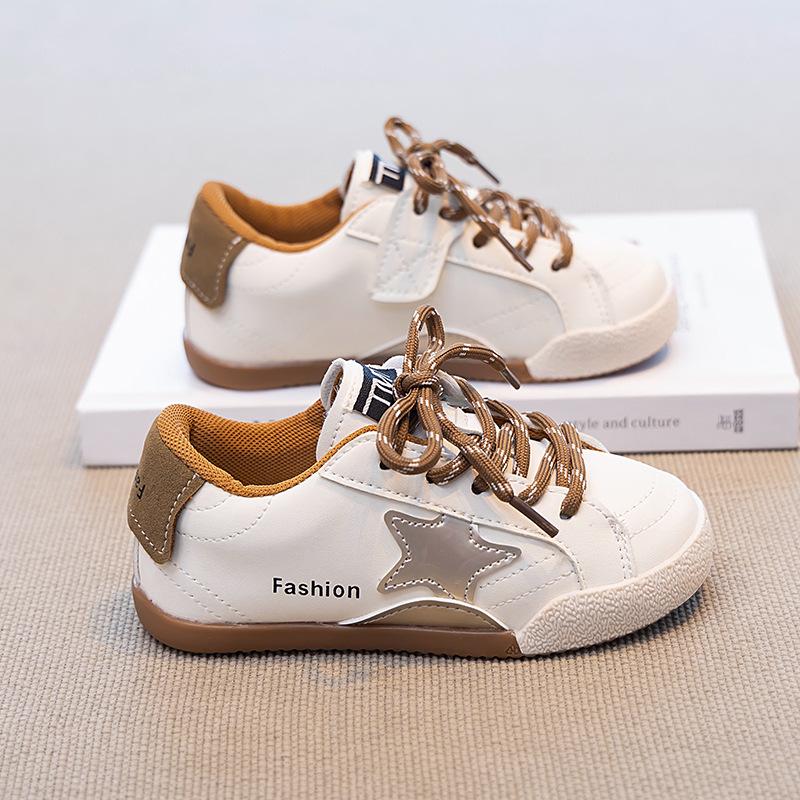 Children 2025 New German Training Shoes Women's Treasure Tide Brand Board Shoes Boys Soft-soled Running Sports Shoes Campus White Shoes