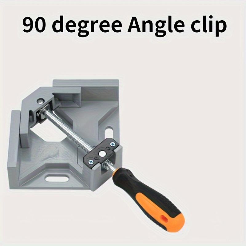 [Adjustable Right Angle Clamp] 1pc Durable Aluminum Alloy Adjustable Right Angle Clamp - 90 Degree Corner Clamp with Swing Jaw for Woodworking