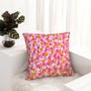 Abstract Hot Pink And Orange Paint Brush Effect Pillowcase Soft Polyester Cushion Cover Decor Pillow Case Cover Home 45X45cm