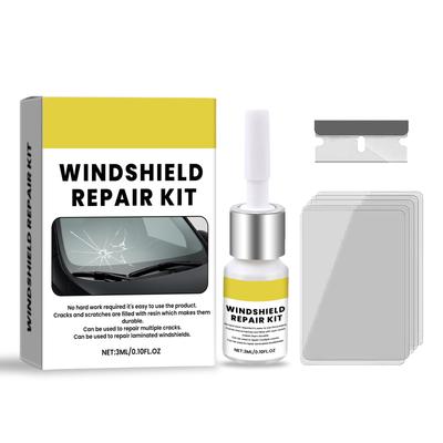Car Windshield Care Kit: Windshield Crack, Cleaning And Kit 3ml