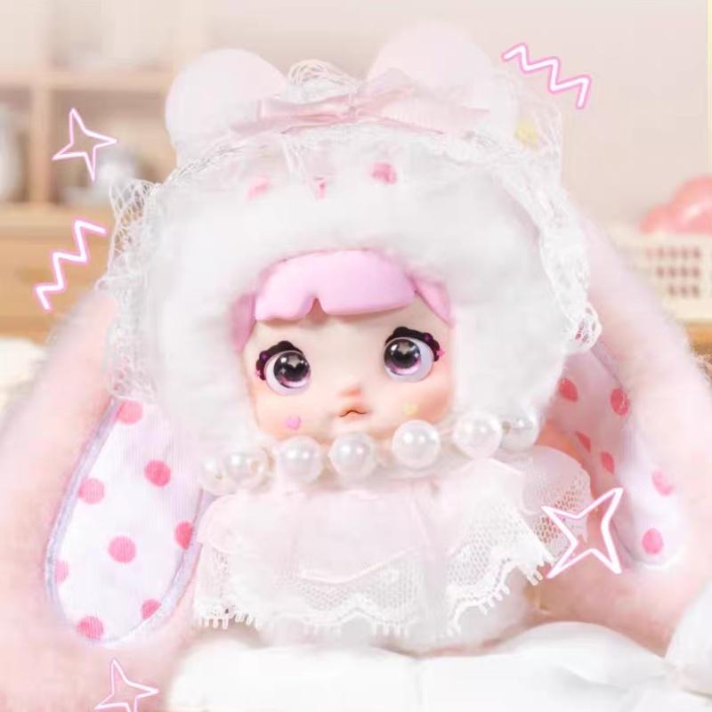 Nommi Baby-Sweetheart Bunny Serie Blind Box Anime Figuren Anhänger Niedliche Plüschpuppe Gefüllt Mystery Sammelspielzeug Geschenk