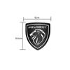 3D Metal Car Front Hood Badge Auto Grill Emblem Logo Grille Decal for Peugeot 508 y 4008 5008 3008 308 408 Car Styling Accessories