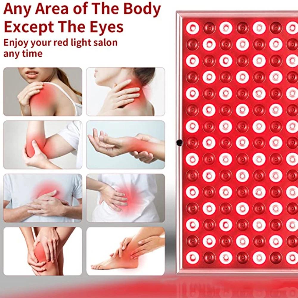 45W LED 660nm Rotlicht 850nm Infrarotlicht - Anti-Aging Körperschmerzlinderung Hautpflege Rotes Wachstumslicht für den Heimgebrauch