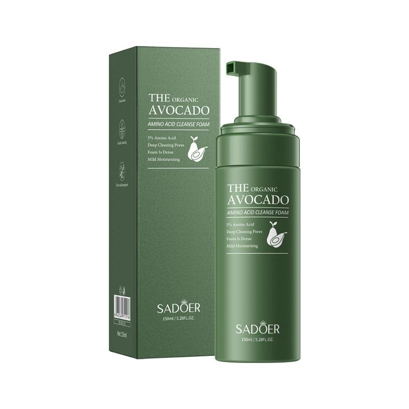 Avocado moisturizing facial cleanser SADOER amino acid cleansing cleansing foam 150ML