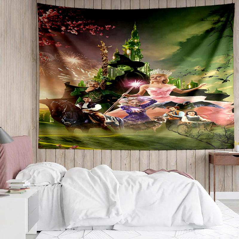 1PC Magic witch And Friendship K-pop music group Tapestry Accessories for Bedroom,Livingroom, dormitory Room Wall Decor Fan Birthday Gifts