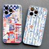 European Fresh Sardines Crab Phone Case For IPhone 16 15 14 Pro Max Plus 13 12 Mini 11 Pro Max X XR XS 8 7 Plus SE2 Back Covers