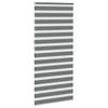 Zebra Roller Blind, Dark Grey, Fabric Width 110.9Cm, Polyester