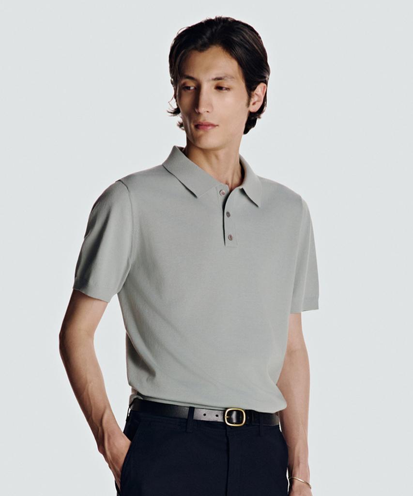 Danielkeulemyu 26Ss Washable Dual Cool Collar Knit Mint